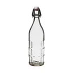 image of Steelite 4953Q512 Moresca Swing Top Bottle, 1.0 Qt (24-34 oz) 3.5" x 12.5" Glass - 20/Case