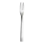 image of Steelite 5308S024 Oyster Cocktail Fork, 6" 2‑Prong, 18/10 Stainless Steel, WNK Tura Finish - 1 Dozen