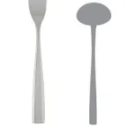 image of Steelite 5315S063 Soup Ladle, 11-3/4" Long One-Piece 18/10 Stainless Steel WNK Zen Finish - 1 Dozen