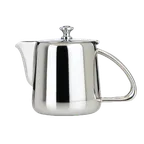 image of Steelite 5350S116 - 17 Oz Kamina Coffee Pot & Teapot, 6.5" x 4.0" x 4.5", 18/10 Steel With Lid