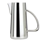 image of Steelite 5350S132 Pitcher, 2.25 Qt (64‑95 oz), 8.5" × 4.625" × 9.5", 18/10 Steel Kamina, Handle