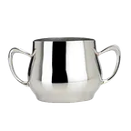 image of Steelite 5351S200 Sugar Bowl, 9 oz, 5.5" x 3" x 3" Stainless Steel Eminence Finish, Cover Handle
