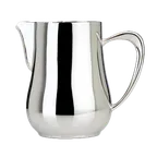 image of Steelite 5351S230 Metal Pitcher - 1.75 Qt Water Pitcher, 8" x 5" x 7.5", 18/10 Stainless, Handle