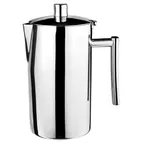 image of Steelite 53601S134 - 2.25 Qt (39‑74 oz) Coffee Pot with Lid, 18/10 Stainless Steel