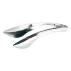 image of Steelite 5360S389 Bread Serving Tongs, 9.25" Length, 18/10 Stainless Steel, WNK Buffet Design