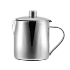 image of Steelite 5368S519 - 1.75 Qt Coffee Pot With Lid, 7.25" X 4.625" X 7.5", 18/10 Stainless Steel