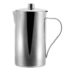 image of Steelite 5368S520 2.25qt Coffee Pot, 7.5" x 4.625" x 9.25", 18/10 Stainless Steel Lid, Kent Design