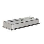 image of Steelite 5371S500 Plate Cover, Rectangular 15.875" x 6.625" x 2.25", 18/10 Stainless Steel - 6/Case