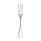 image of Steelite 5374S025 Oyster Cocktail Fork, 6" 3‑Prong, 18/10 Stainless Steel, WNK Finish - 1 Dozen