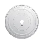 image of Steelite 5379PC901 Plate Cover, Round 10.0" X 2.75" Clear Polycarbonate, Plastic - 1 Dozen