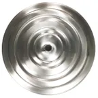 image of Steelite 5379S789 Plate Cover, 12" Round Folio Cloche, Stainless Steel Metal Finish - 1 Dozen