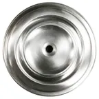 image of Steelite 5379S795 Plate Cover 10.625" Round Stainless Steel, Metal Finish - 1 Dozen
