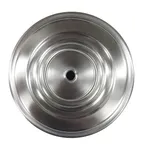 image of Steelite 5379S804 Plate Cover – 11" Round Folio, Stainless Steel Metal, 10"‑11" Diameter – 1 Dozen