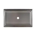 image of Steelite 5379S811 Rectangular Plate Cover Folio, 11.375" x 7.0" Stainless Steel - 1 Dozen