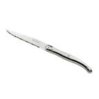 image of Steelite 5390S057 Steak Knife – 9" 1.2 mm Serrated, Handle, 13/0, Dubost Laguiole, Stamped – 6/Pack