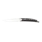 image of Steelite 5395S058 - Forged 5" Steak Knife, 9.375" Length, Wood Handle, 13/0 Steel Blade - 1 Dozen