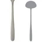 image of Steelite 5501J063 - 11" Soup Ladle, Stainless Steel, La Tavola Chill Out Finish, 1 Dozen