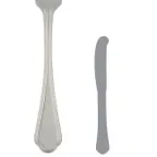 image of Steelite 5509J045 Butter Knife, 7.5" Length, 13/0 Stainless Steel, La Tavola Tosca Finish - 1 Dozen