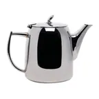 image of Steelite 5600J102 - 34 oz Coffee Pot, Long Spout, 7-3/4" x 5-3/4" Stainless Steel with Lid, La Tavola