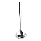 image of Steelite 5731SX063 Soup Ladle - 4.0 oz, 11.5" Length, 18/10 Stainless Steel, Bryce Finish, Case