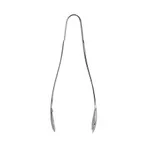 image of Steelite 5731SX074 Small Serving Tongs, 10-11" Length, 18/10 Stainless Steel, Bryce Folio Finish