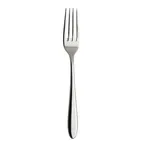image of Steelite 5746SX021 Dinner Fork, 8" Folio Flatware, Stainless Steel, Whitfield Finish - 1 Dozen