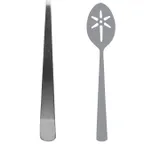 image of Steelite 5769SX060 - Slotted Serving Spoon, 12.375" Length, 18/10 Stainless Steel, Handle - 1 Dozen