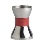 image of Steelite 5800M402 Bar Jigger – 1.5 Oz Large / 1 Oz Small, 2.125" x 2.875" Stainless Steel