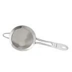 image of Steelite 5800M412 - 8.25" Mesh Strainer, 3" Bowl, Fine Mesh, Stainless Steel Tool for Mixology