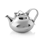 image of Steelite 5977RW009 - Drift Teapot, 15.25 oz Capacity, 4.875" x 4.125" 18/10 Stainless Steel with Lid