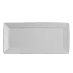 image of Steelite 61100ST0117 - Belisa Porcelain Platter 11.375" x 6.875" x 1.125", Oven Safe 500°F - 1 Dozen