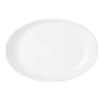 image of Steelite 61101ST0260 Oval Platter 15.125" x 10.375" x 1.88" Porcelain Rim Oven Safe 500°F - 6/Case