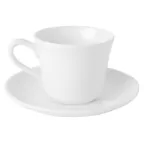 image of Steelite 61101ST0269 Tall Avalon Porcelain Cup, 7 oz (4.5" x 2.88"), Oven Safe 500°F - 36/Case