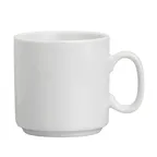 image of Steelite 61101ST0271 China Mug - Avalon Porcelain Stackable 9.0 Oz (4.5" x 3.38") - 36/Case