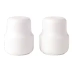 image of Steelite 61101ST0291 - Royal Porcelain Salt Shaker, 2.38" x 2.0" (2" H), Oven Safe 500°F - 36/Case