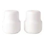 image of Steelite 61101ST0292 - Avalon Porcelain Pepper Shaker, 2.38" x 2.0", Oven Safe 500°F - 36/Case