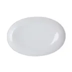 image of Steelite 61101ST0319 - Porcelain Oval Platter 13.75" x 9.25", Coupe Rim, Oven Safe 500°F - 1 Dozen