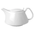 image of Steelite 61102ST0376 - Porcelain Coffee Pot with Lid, 15 oz, 6.875" x 3.38", Oven Safe 500°F – 24/Case