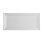 image of Steelite 61103ST0415 - Tahara Rectangle Platter 11.375" x 7" Porcelain Rim Oven Safe 500°F - 1 Dozen