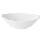 image of Steelite 61103ST0442 - Oval Tahara Porcelain Salad Bowl 8" x 2.625" 20 oz Oven Safe 500°F - 36/Case