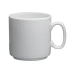 image of Steelite 61131ST0271 China Mug, 10 oz Stackable Porcelain, 4.5" x 3.38", Oven Safe 500°F - 36/Case