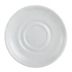 image of Steelite 61131ST0272 - Avalon Round 5.75" Porcelain Saucer, Oven Safe to 500°F - 36/Case