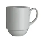 image of Steelite 61191ST7868 China Mug, 11 oz, 3.125" x 3.875" Porcelain Blue-White, Stackable – 1 Dozen