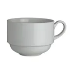 image of Steelite 61191ST7869 - 7.0 oz Blue‑White Porcelain Cup, 3.625" x 2.5", Stackable, 5‑7 oz - 1 Dozen