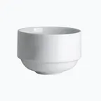 image of Steelite 61191ST7873 Bouillon Cup, 4" x 2.625" Porcelain, 11 oz, Blue-White Design - 1 Dozen