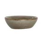 image of Steelite 6121RG013 - Oval Porcelain Spice Dish, 1 Oz, 2.625" x 2.375", Oven Safe 425°F - 24/Case