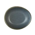 image of Steelite 6124RG011 Oil Dish, 2.0 oz, 3.875" x 3.375" x 1.0" Oval Porcelain, Storm Finish - 24/Case