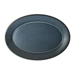 image of Steelite 6124RG020 Oval Platter 15.5" x 11" Storm Porcelain Oven Safe 425°F - 6/Case