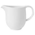 image of Steelite 62101ST0679 - 10 oz Creamer Pitcher, Porcelain, Oven Safe to 500°F/258°C, Handle - 36/Case