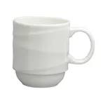 image of Steelite 62103ST1081 Stack Mug – 12 oz, 4.75" x 3.75", Reverb Porcelain, Oven Safe 500°F - 36/Case
